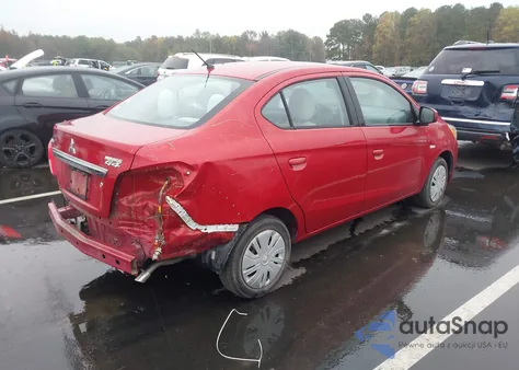 2018 Mitsubishi Mirage G4 Es z USA, uszkodzony, nr VIN ML32F3FJ0JHF05957